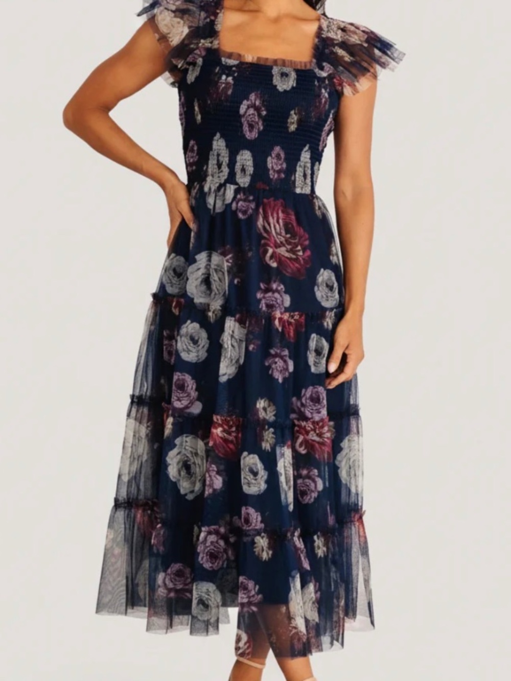 Baltic Born Clementine Tulle Midi Dress